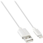 Insignia™ - 4' Lightning Charge-and-Sync Cable - White