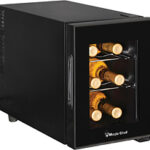 Magic Chef - 6-Bottle Wine Cellar - Black