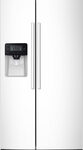 Samsung - 24.5 Cu. Ft. Side-by-Side Refrigerator with Thru-the-Door Ice and Water - White