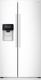 Samsung - 24.5 Cu. Ft. Side-by-Side Refrigerator with Thru-the-Door Ice and Water - White - Image 1