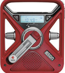 Eton - American Red Cross FRX3 Hand Turbine AM/FM/NOAA Weather Radio - Red