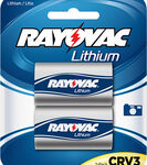 Rayovac - CR V3 Batteries (2-Pack) - Silver