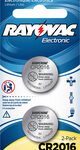 Rayovac - 2016 Batteries (2-Pack) - Silver