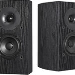 Pioneer - 4" Bookshelf Speakers (Pair) - Black