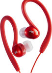 JVC - Sport Clip Headphones - Red