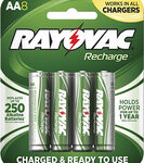 Rayovac - Rechargeable AA Batteries (8-Pack) - Green