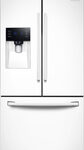 Samsung - 24.6 Cu. Ft. French Door Refrigerator with Thru-the-Door Ice and Water - White