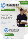 HP - Instant Ink 100-Page Monthly Plan for Select HP Printers