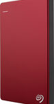 Seagate - Backup Plus Slim 1TB External USB 3.0/2.0 Portable Hard Drive - Red
