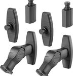 Rocketfish™ - Tilting Wall Mounts for Most Small Speakers (2-Pack) - Black