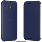 HTC - Flip Case for HTC One (M8) Cell Phones - Imperial Blue