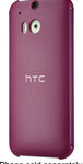 HTC - Dot View Case for HTC One (M8) Cell Phones - Purple