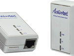 Actiontec - 500 Mbps Powerline Home Theater Network Adapter Kit - White