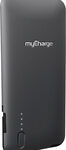 myCharge - Rechargeable 3000 mAh Power Bank Battery for Apple® iPhone® 5, 5s, 5c, 6s and 6s Plus - Gray