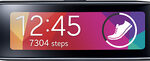 Samsung - Gear Fit Fitness Watch + Heart Rate - Black