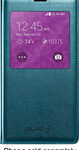 Samsung - S-View Flip Cover for Samsung Galaxy S 5 Cell Phones - Green