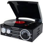 Jensen - 3-Speed Turntable - Black