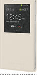 Samsung - S-View Flip Cover for Samsung Galaxy Note 3 Cell Phones - Oatmeal