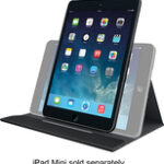 Logitech - Turnaround Case for Apple® iPad® mini, iPad mini 2 and iPad mini 3 - Intense Black