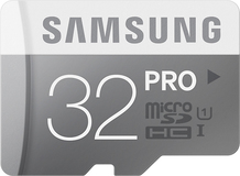 Samsung - 32GB microSD Class 10 UHS-1 Memory Card - Silver