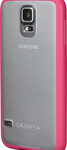 Insignia™ - Frosted Case for Samsung Galaxy S 5 Cell Phones - Clear/Pink