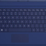 Microsoft - Type Cover for Microsoft Surface 3 - Blue