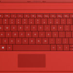 Microsoft - Type Cover for Microsoft Surface 3 - Bright Red