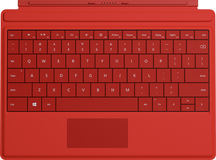 Microsoft - Type Cover for Microsoft Surface 3 - Bright Red - Image 1