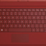 Microsoft - Type Cover for Microsoft Surface 3 - Red