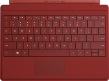 Microsoft - Type Cover for Microsoft Surface 3 - Red - Image 1