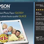 Epson - 100-Pack 4" x 6" Premium Glossy Photo Paper