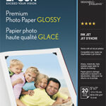 Epson - 20-Pack 5" x 7" Glossy Photo Paper