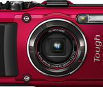Olympus - TG-4 16.0-Megapixel Waterproof Digital Camera - Red