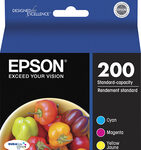 Epson - 200 3-Pack Ink Cartridges - Cyan/Magenta/Yellow