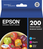 Epson - 200 3-Pack Ink Cartridges - Cyan/Magenta/Yellow - Image 1