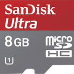 SanDisk - Ultra 8GB microSDHC UHS-I Class 10 Memory Card - Gray/Red