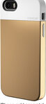 LUNATIK - FLAK Case for Apple® iPhone® 5 and 5s - White/Gold