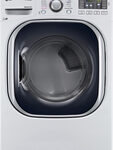 LG - 7.4 Cu. Ft. 14-Cycle Steam Gas Dryer - White