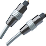 Sonax - 6.6' Toslink Digital Optical Audio Cable - Black