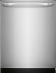 Frigidaire - 24" Tall Tub Built-In Dishwasher - Stainless Steel