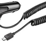 Insignia™ - Micro USB Vehicle Charger - Black