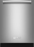 KitchenAid - 24" Tall Tub Built-In Dishwasher - Stainless Steel