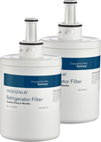 Insignia™ - Water Filters for Select Samsung Refrigerators (2-Pack) - White - Image 1
