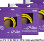 Smart Choice - Dryer Gas Line Required for Hook-Up - Yellow