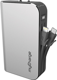 myCharge - Hub Plus Portable Power Bank - Silver - Image 1
