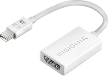 Insignia™ - Mini DisplayPort-to-HDMI Adapter - White - Image 1