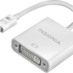 Insignia™ - Mini DisplayPort-to-DVI Adapter - White