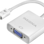 Insignia™ - Mini DisplayPort-to-VGA Adapter - White