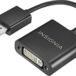 Insignia™ - DisplayPort-to-DVI-D Adapter - Black
