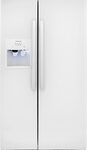Frigidaire - 25.6 Cu. Ft. Side-by-Side Refrigerator with Thru-the-Door Ice and Water - Pearl